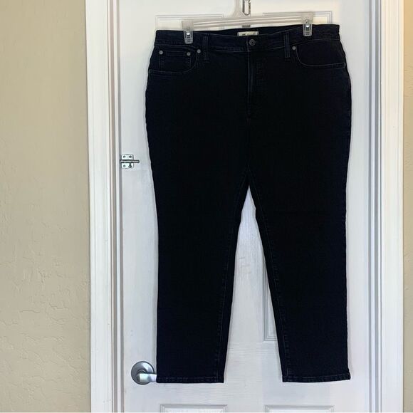 Madewell The Mid-Rise Perfect Vintage Jean Black Size 33 - Picture 1 of 9
